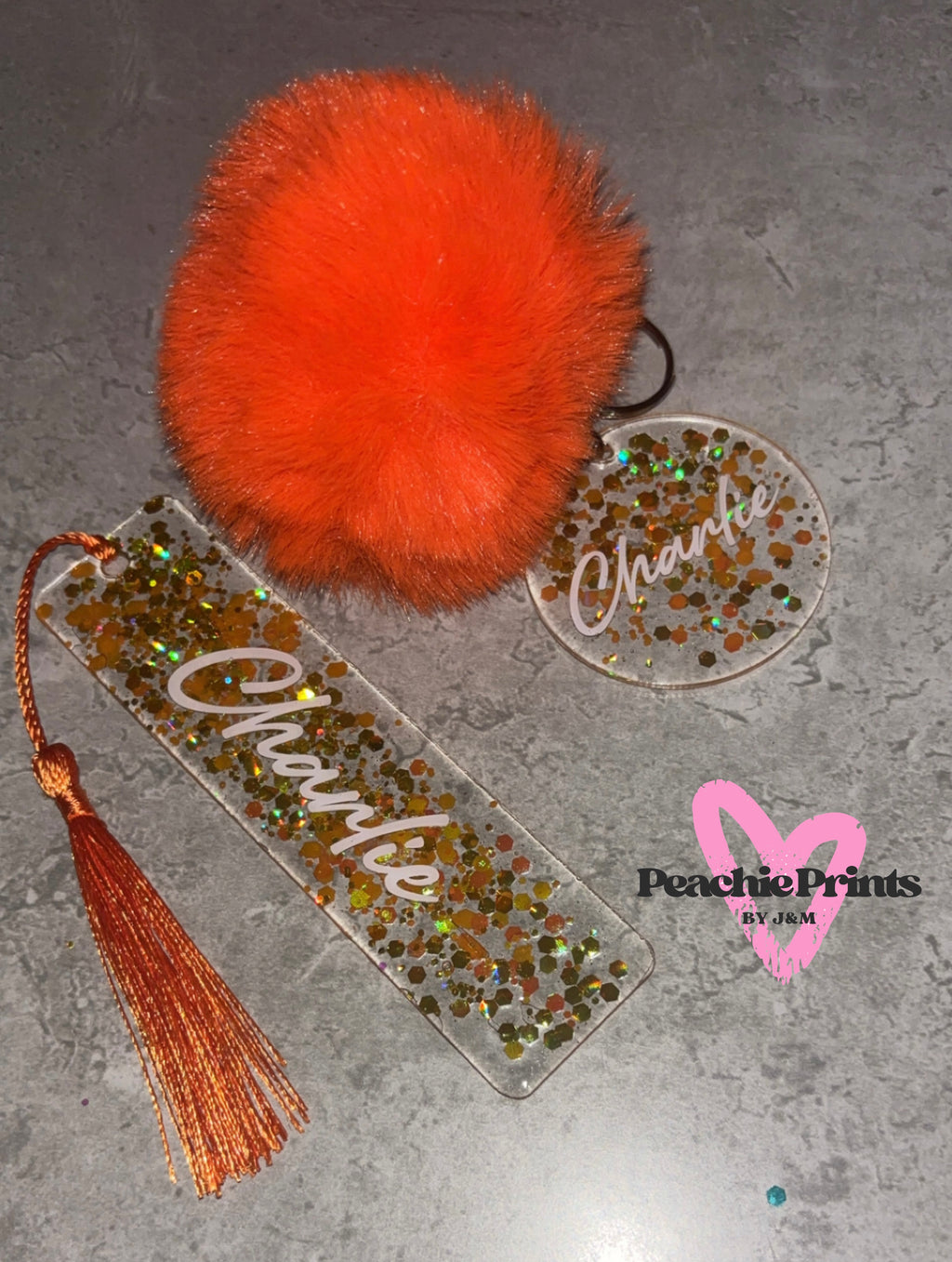 Pom Pom Keyring & Bookmark Set ✨