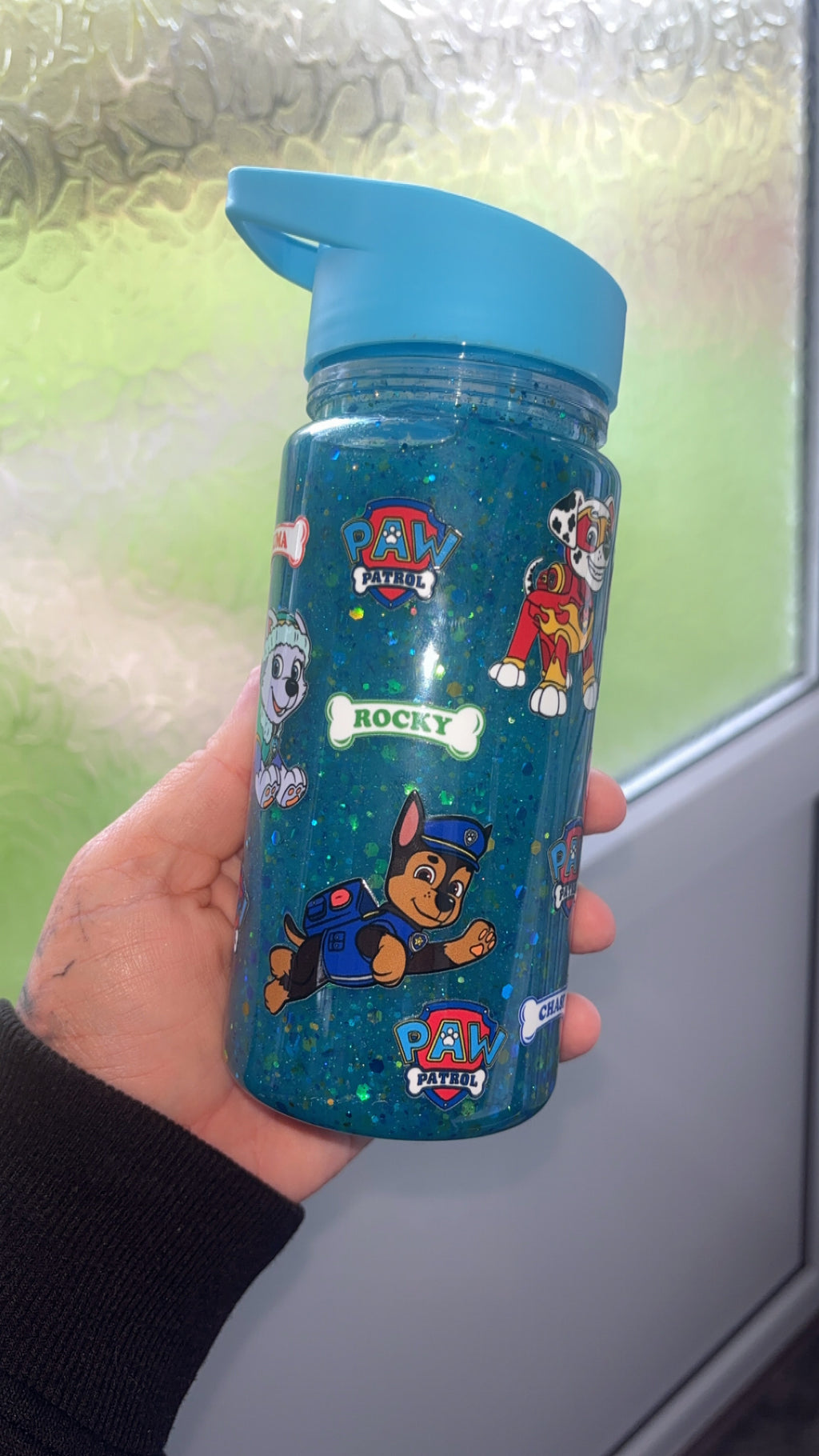 Paw Patrol 12oz Snowglobe Bottle