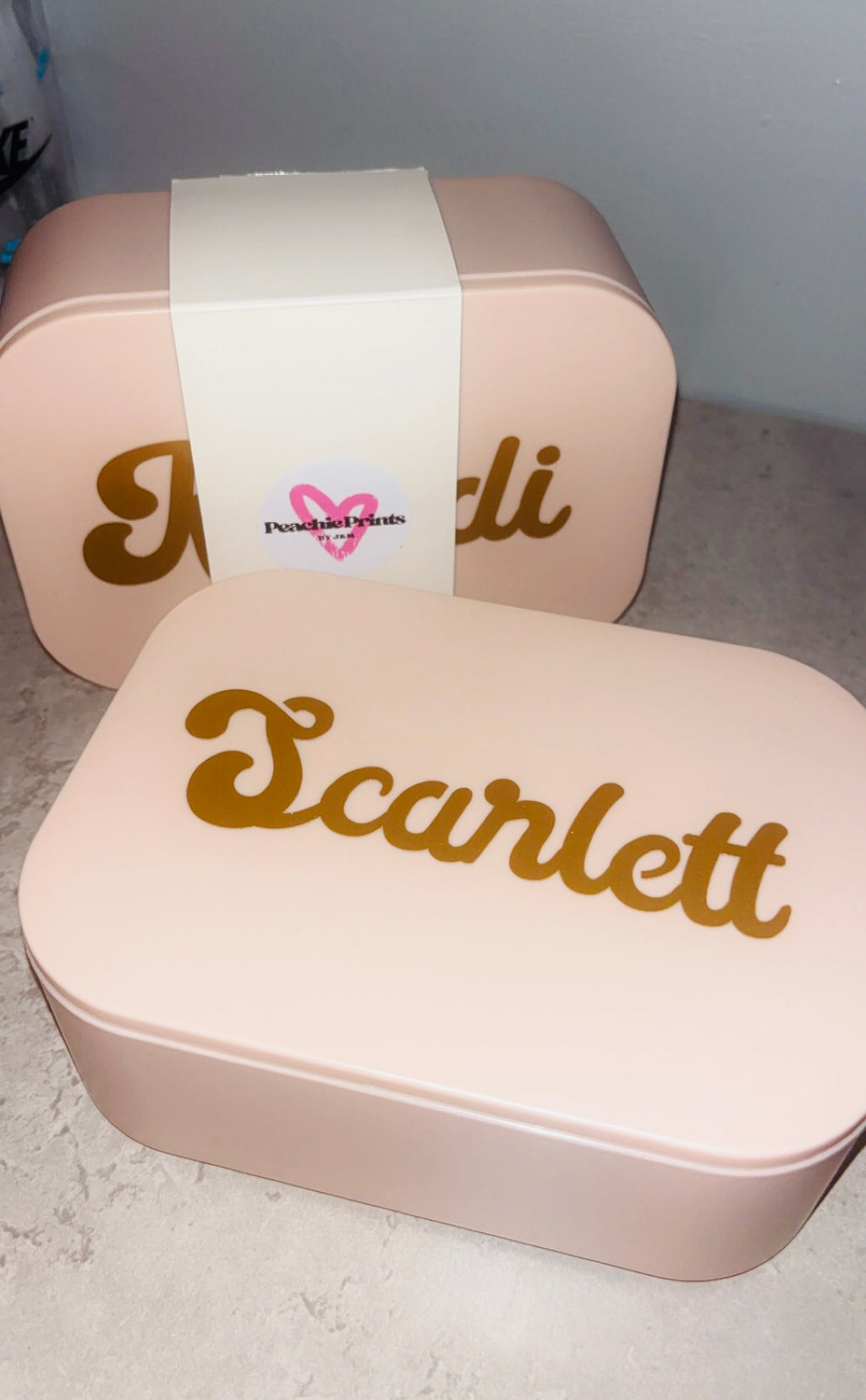 Personalised Storage Mirror Container