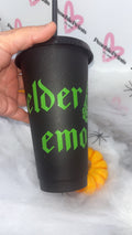 Elder Emo 24oz Cold Cup 🤘