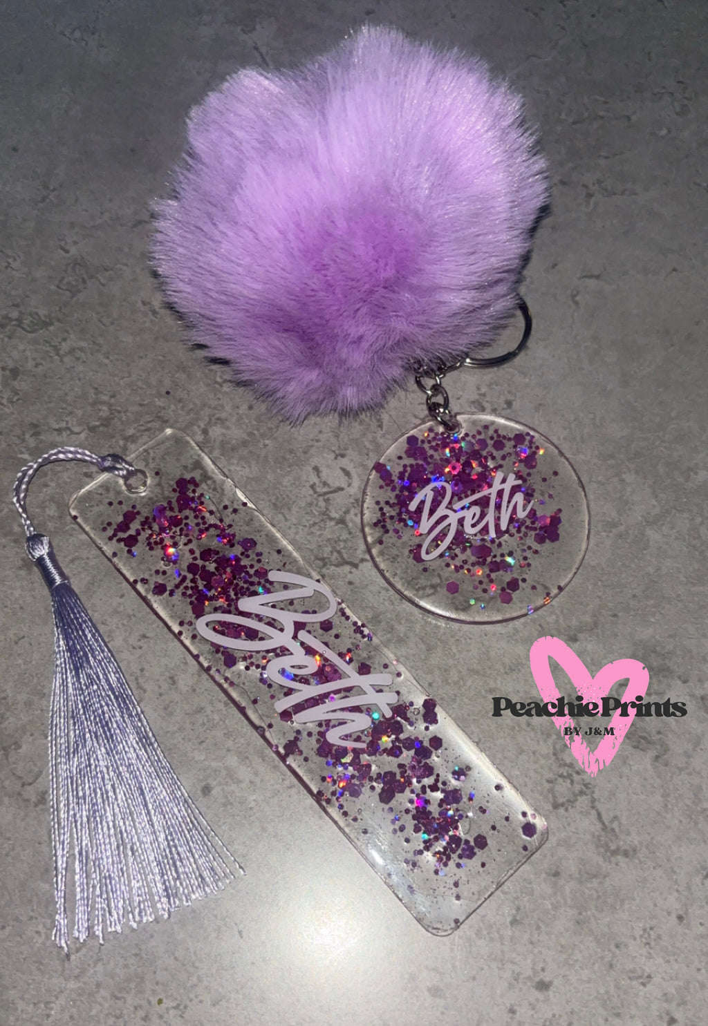 Pom Pom Keyring & Bookmark Set ✨