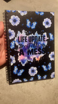 Life Update Butterflies Custom A5 Notepad