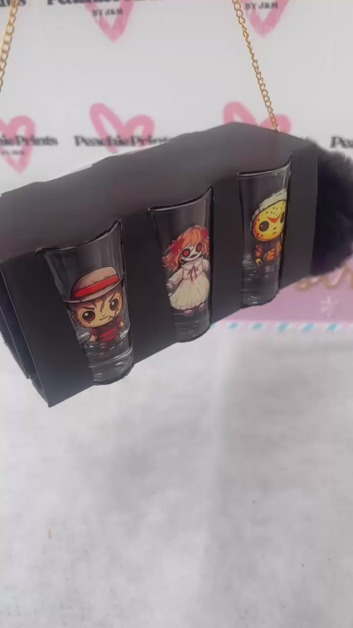 Custom Made Shot Glass Set – Mystery Edition